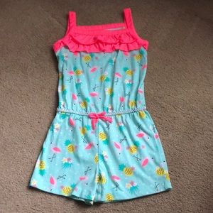 Flamingo Romper, 4T